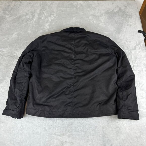 Carhartt Re-work Blanket Lined Black Detroit Men's XL (Fits like a large!) - Picture 9 of 13